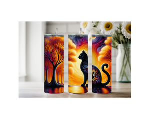 20 oz Sip with Cattitude tumbler TheCraftNook