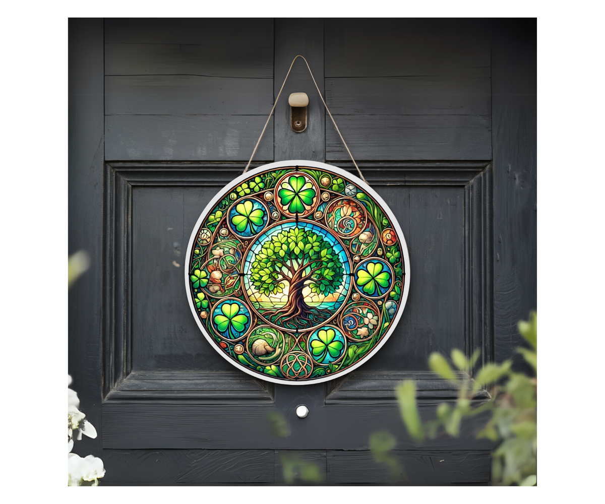 Lucky Charm Front Door Sign – St. Patrick’s Day Edition TheCraftNook