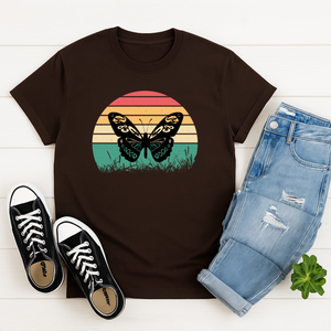 Retro Butterfly Graphic Tee TheCraftNook