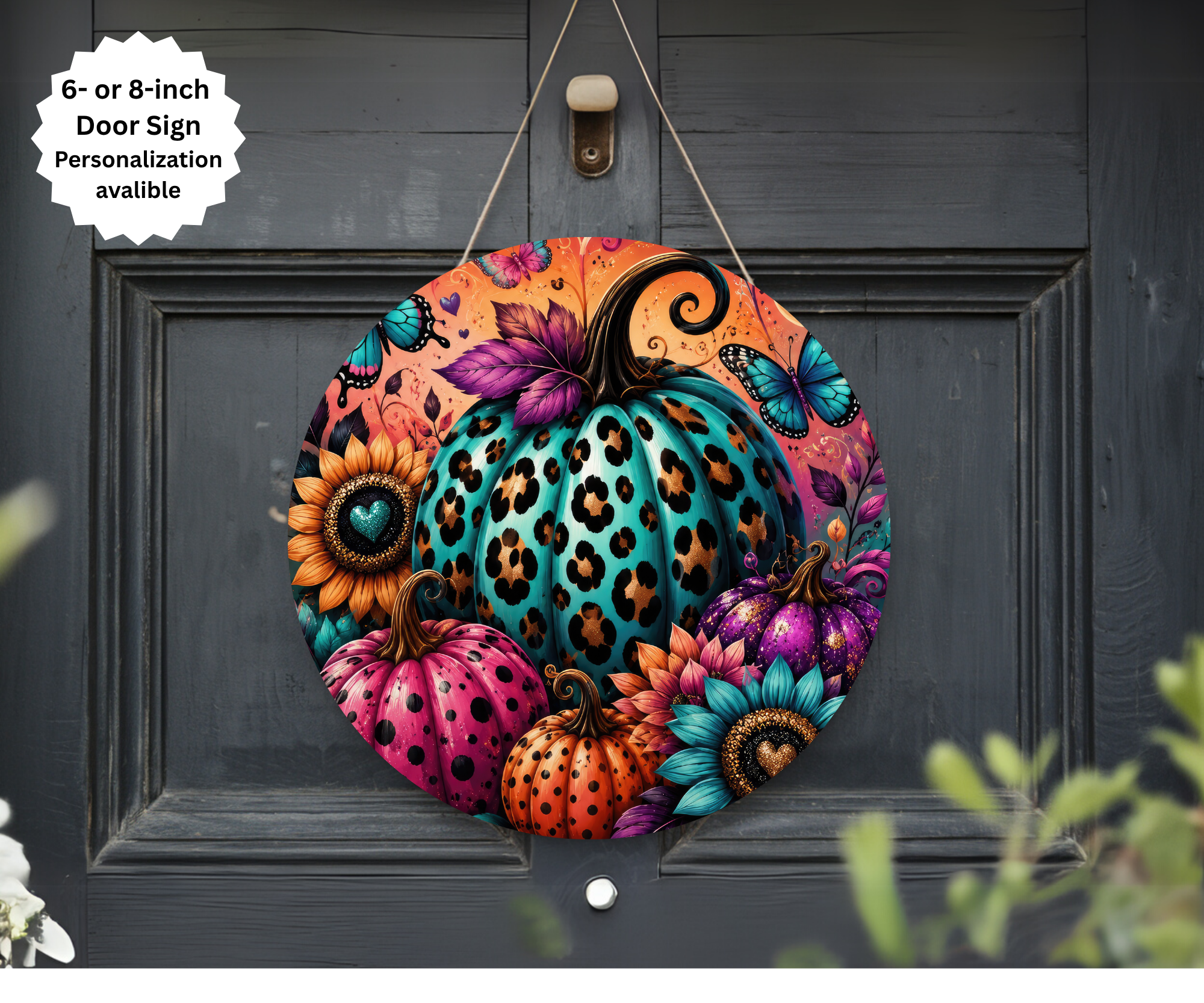 Handmade Fall Door Signs