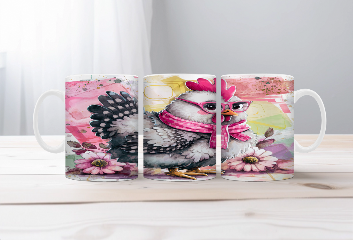 Country Coop Chicken Mug TheCraftNook