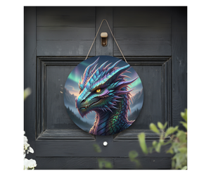 Enter the Dragon’s Lair Welcome Sign TheCraftNook