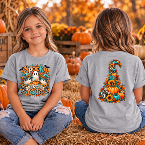 Toddler Spooky but make it Cute Front and back graphics TheCraftNook