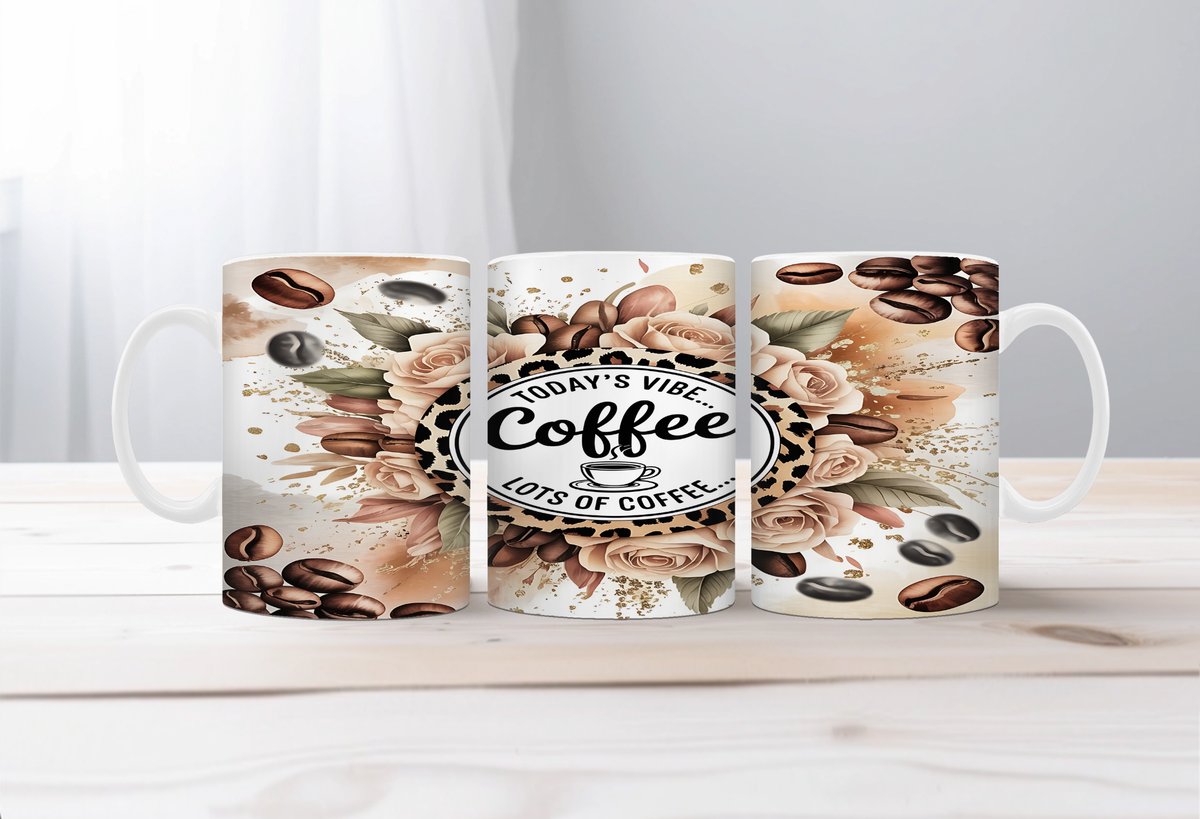 Rise & Grind Coffee Mugs TheCraftNook