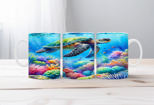 Shell‑O Sunshine Sea Turtle Mugs TheCraftNook