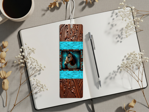 Aluminum Metal Bookmarks, Horse Images TheCraftNook