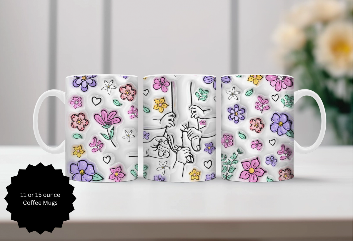 Mother's Day Mugs Human and Fur. TheCraftNook