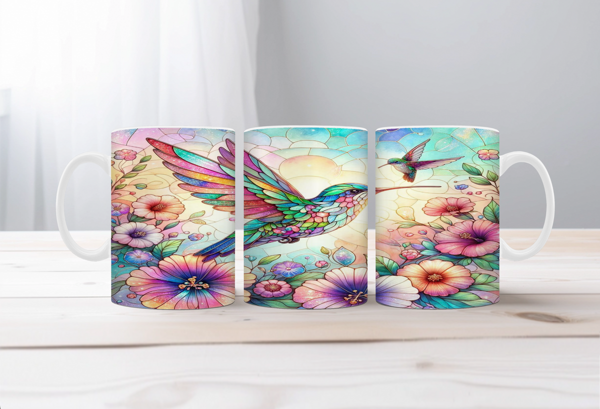 Sip with a Little Flutter Hummingbird Mugs. Two Sizes and Multiple images to choose from. TheCraftNook