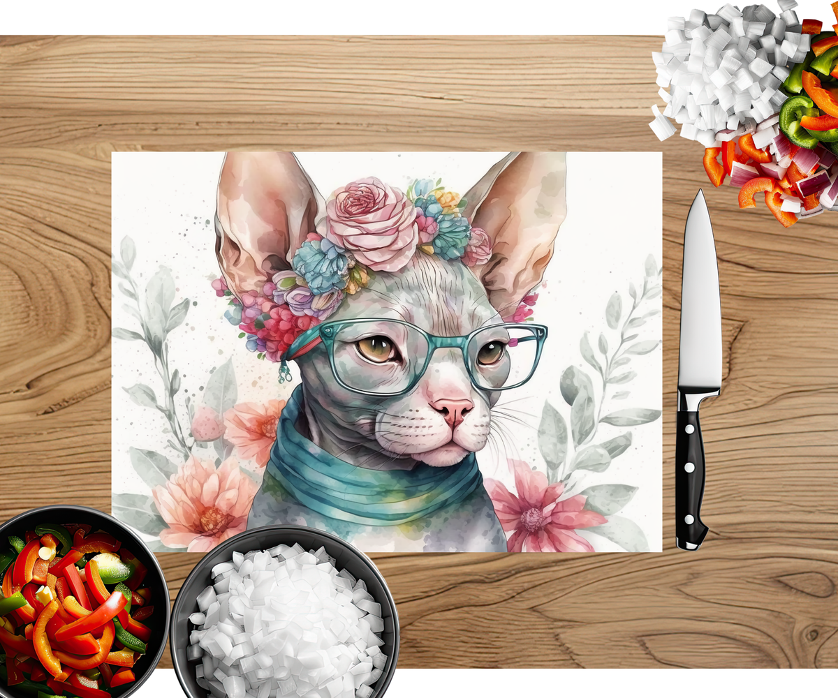 Purrfect Prep Cutting Board TheCraftNook