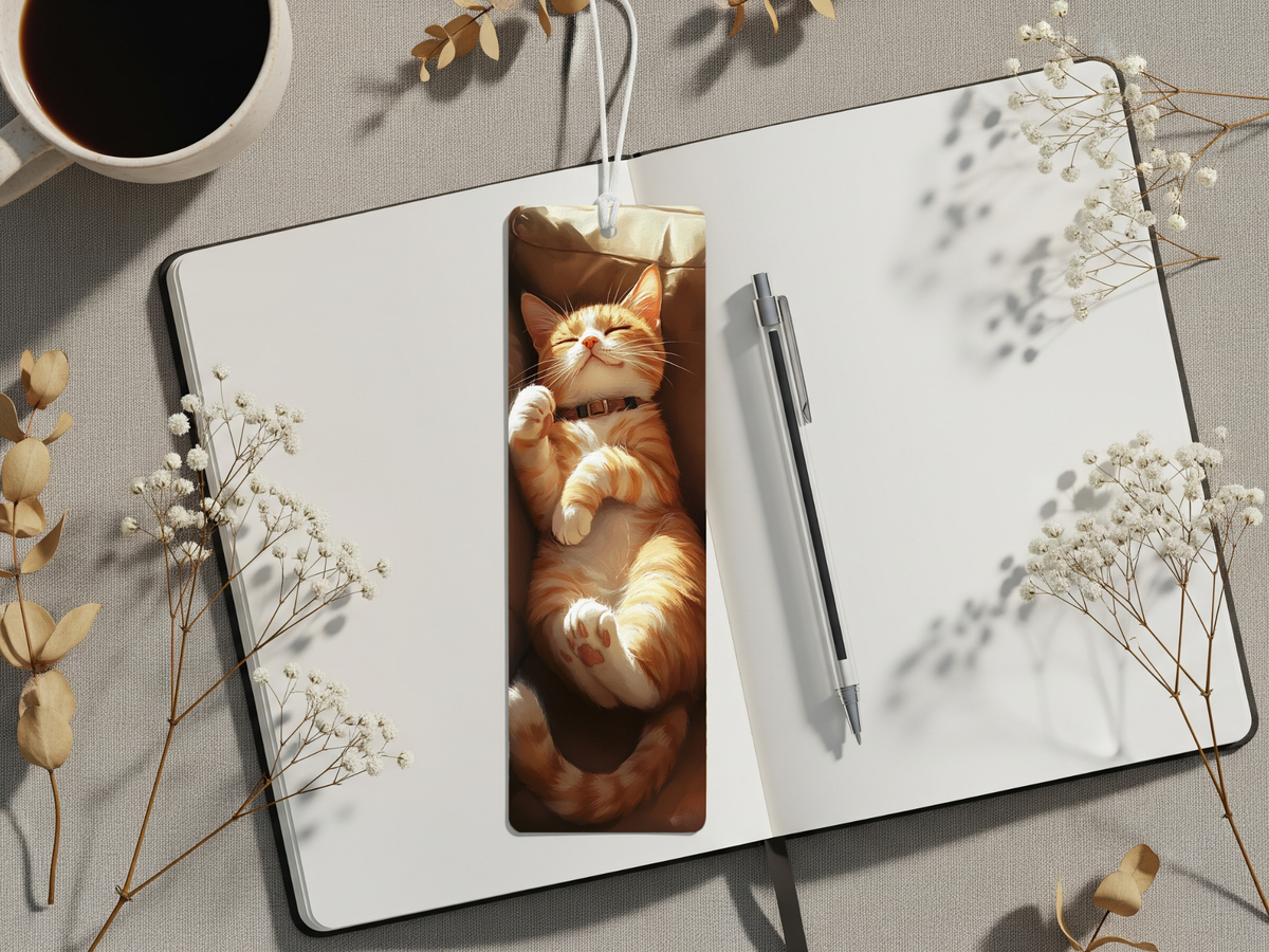 Aluminum Metal Bookmarks, Cat Images. A purr‑fect pause in your story TheCraftNook