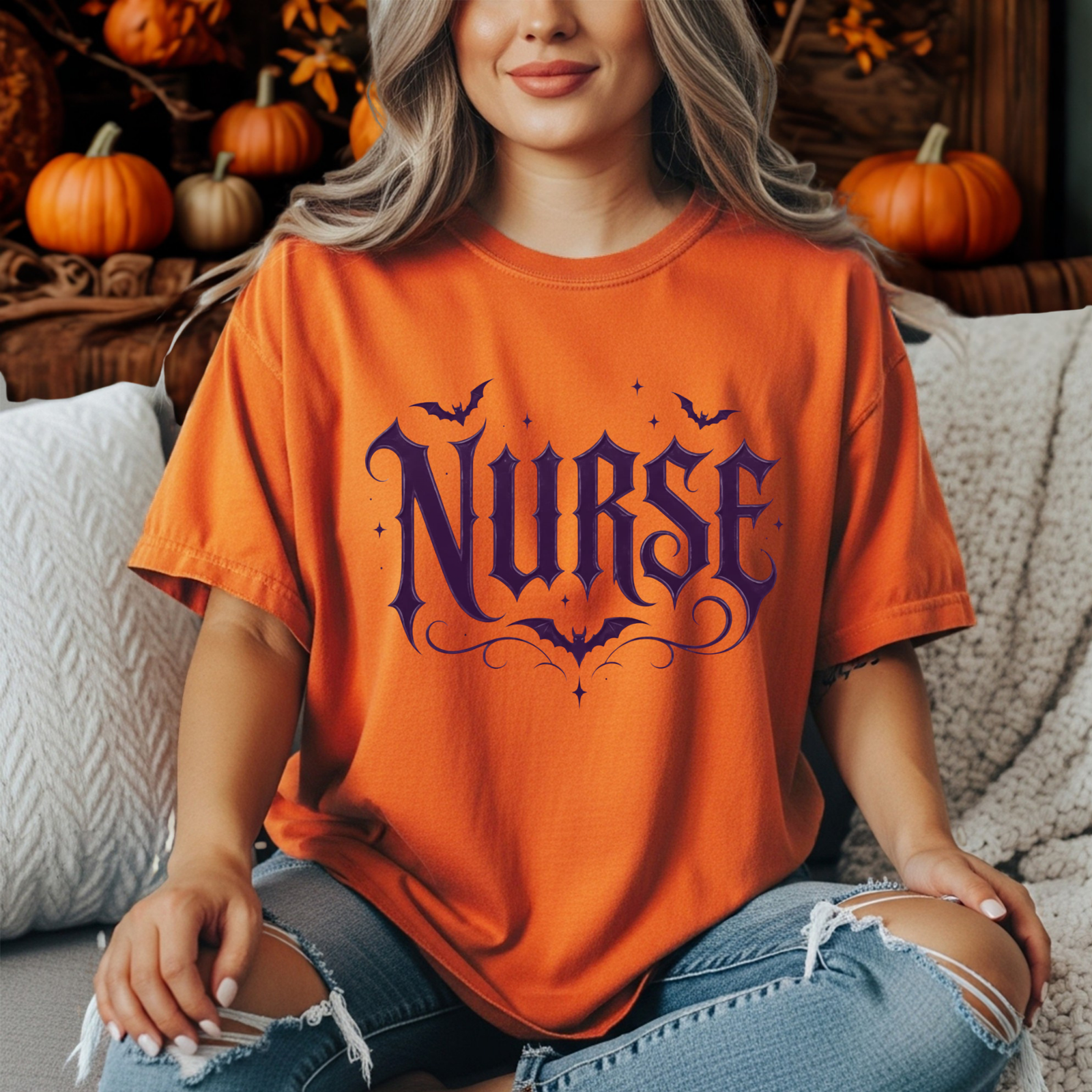 Gothic Nurse T-Shirt TheCraftNook