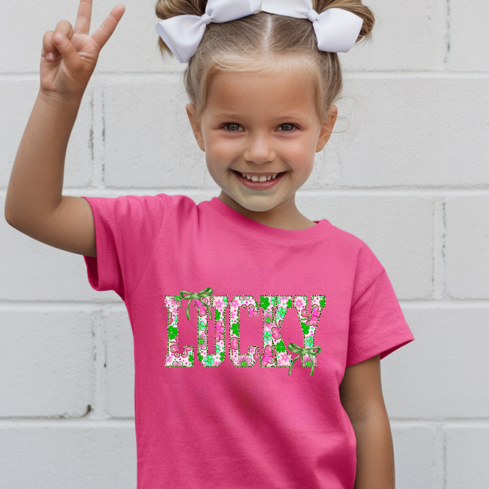 Pink And Green Lucky Kids TheCraftNook