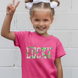 Pink And Green Lucky Kids TheCraftNook