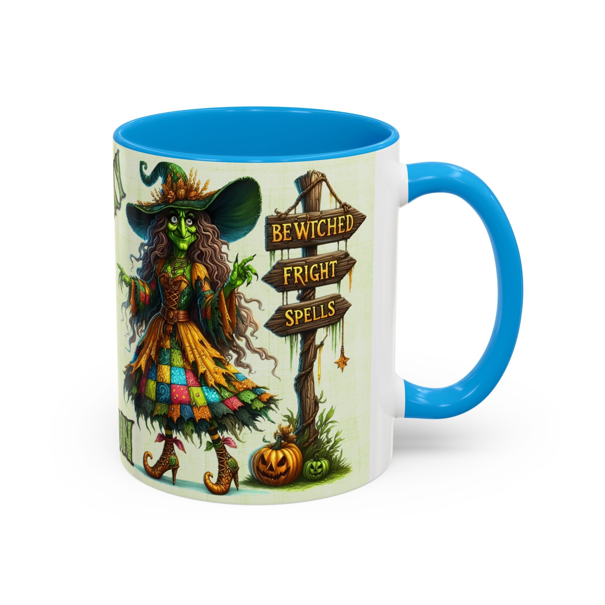 Spooky Season Witch Mug – Halloween 'BeWitched, Fright, Spells' 11oz/15oz