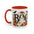 Cute Boo Coffee Mug — Cute Ghost, Pumpkins & Autumn Floral Accent Mug (11oz)