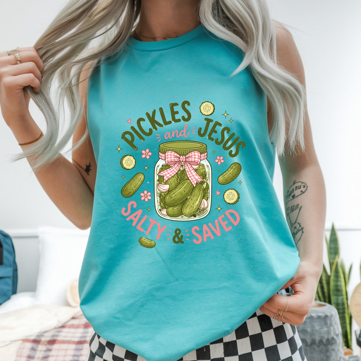 Pickles Tank – Unisex Garment-Dyed Tank Top TheCraftNook