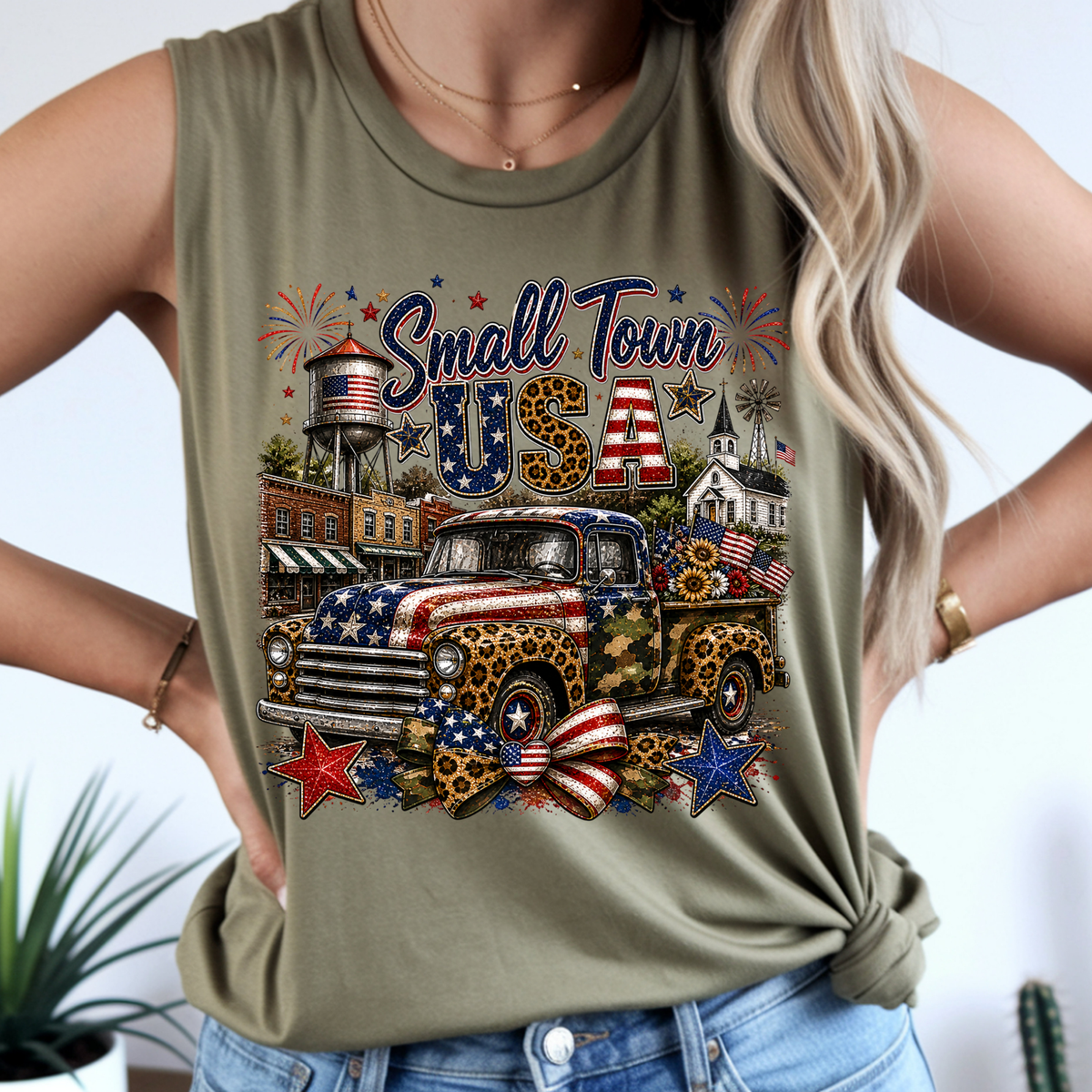 Small Town USA Tank Top TheCraftNook