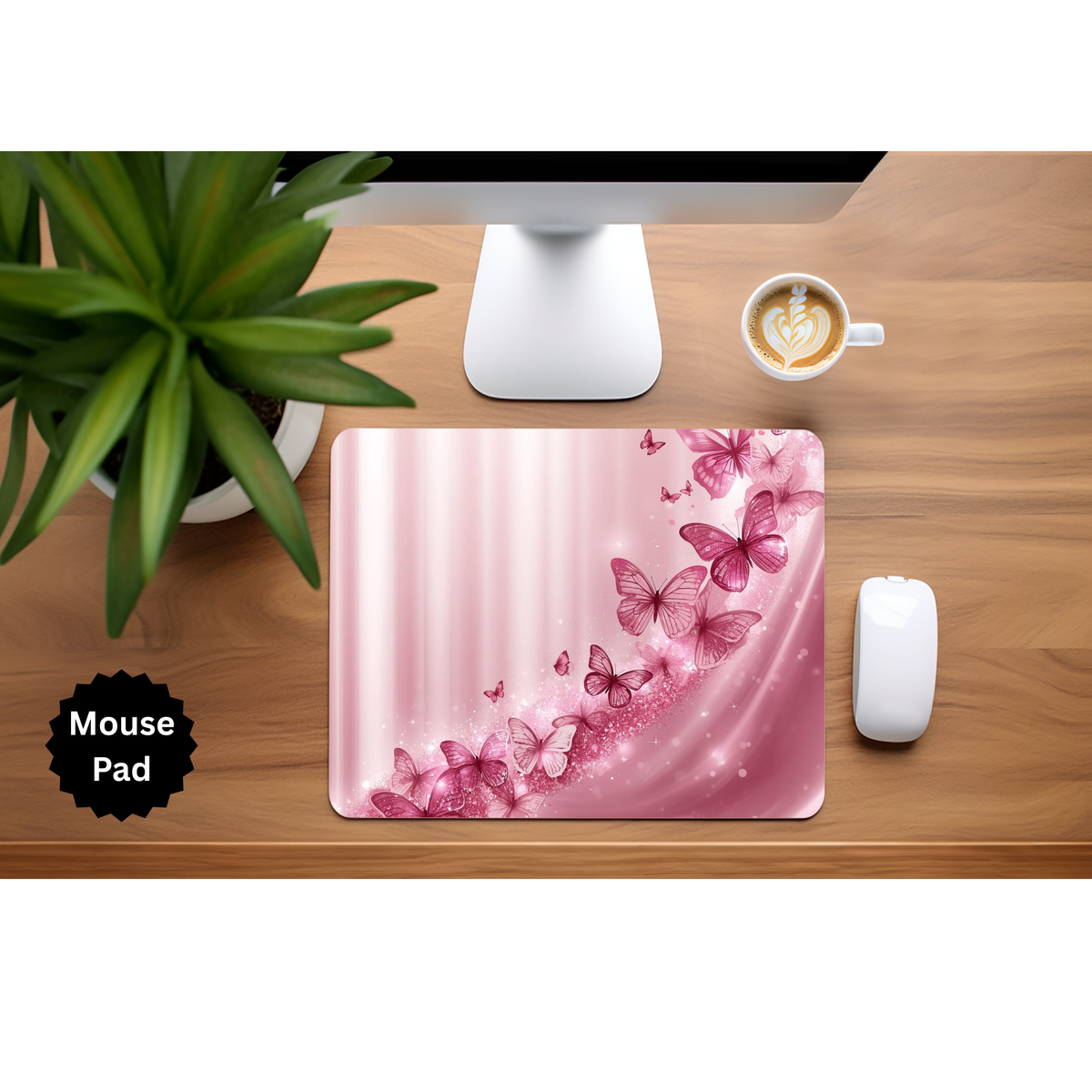 Butterfly mouse pad TheCraftNook