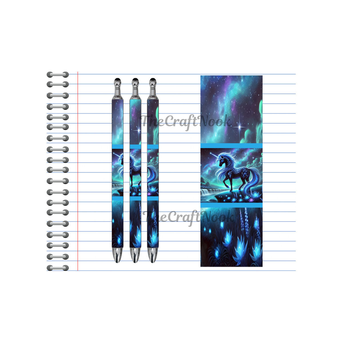 Refillable Pens, Unicorn Images multiple options and Images available. TheCraftNook