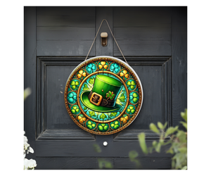 Lucky Charm Front Door Sign – St. Patrick’s Day Edition TheCraftNook