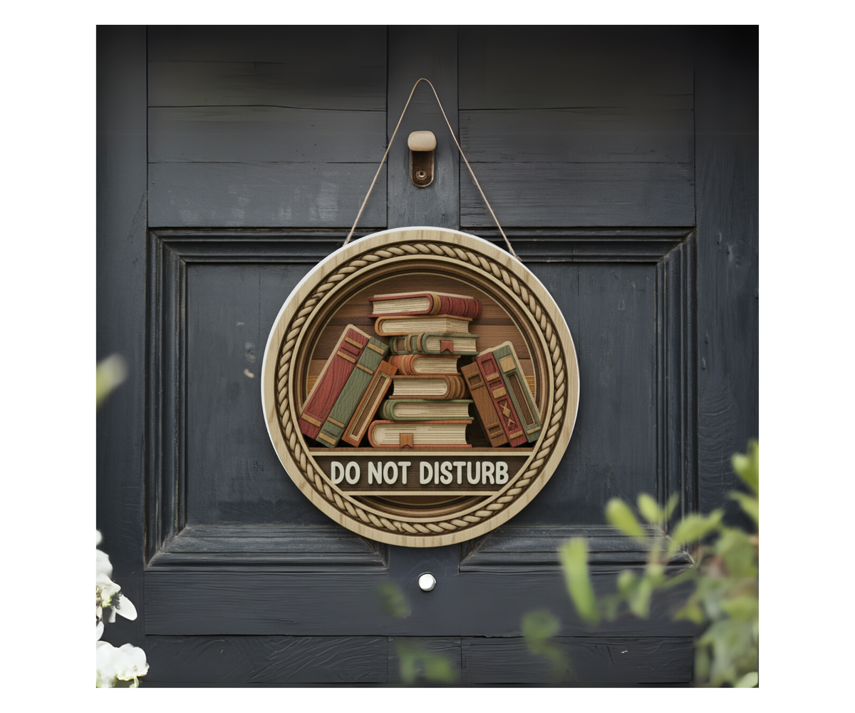 Book Nook Door Signs TheCraftNook