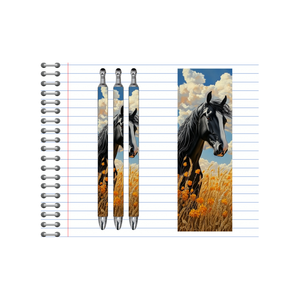 Refillable Pens, Horse Images multiple options and Images available TheCraftNook