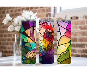 20 oz Happy Hen Chicken Stainless Steel Tumblers. Multiple Images Available TheCraftNook