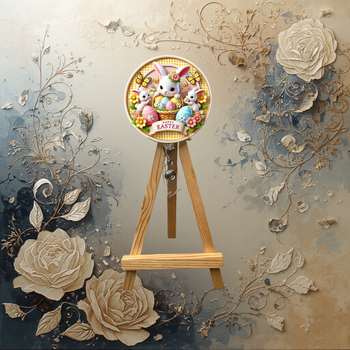 Easter badge Pulls TheCraftNook