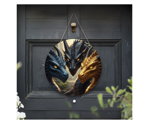 Enter the Dragon’s Lair Welcome Sign TheCraftNook