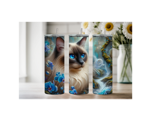 20 oz Sip with Cattitude tumbler TheCraftNook