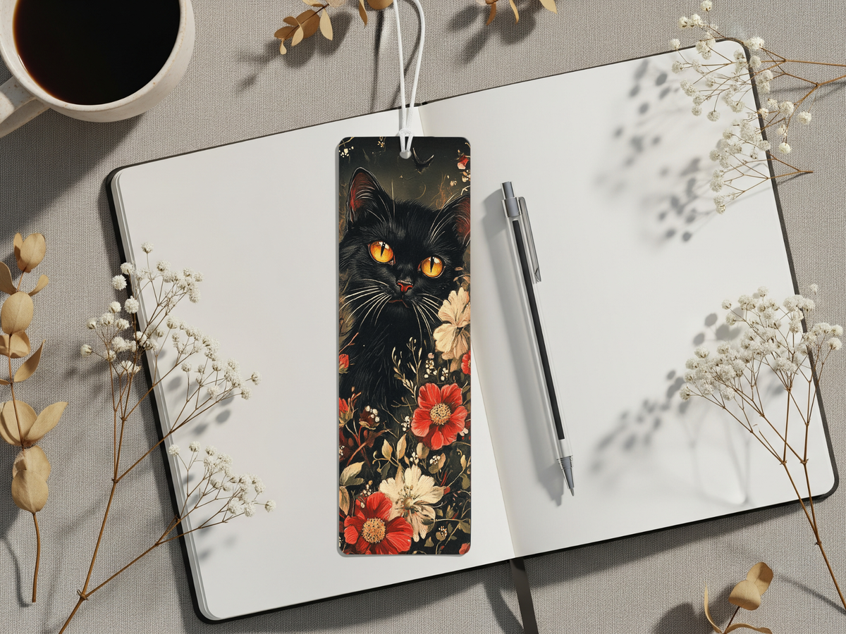 Aluminum Metal Bookmarks, Cat Images. A purr‑fect pause in your story TheCraftNook
