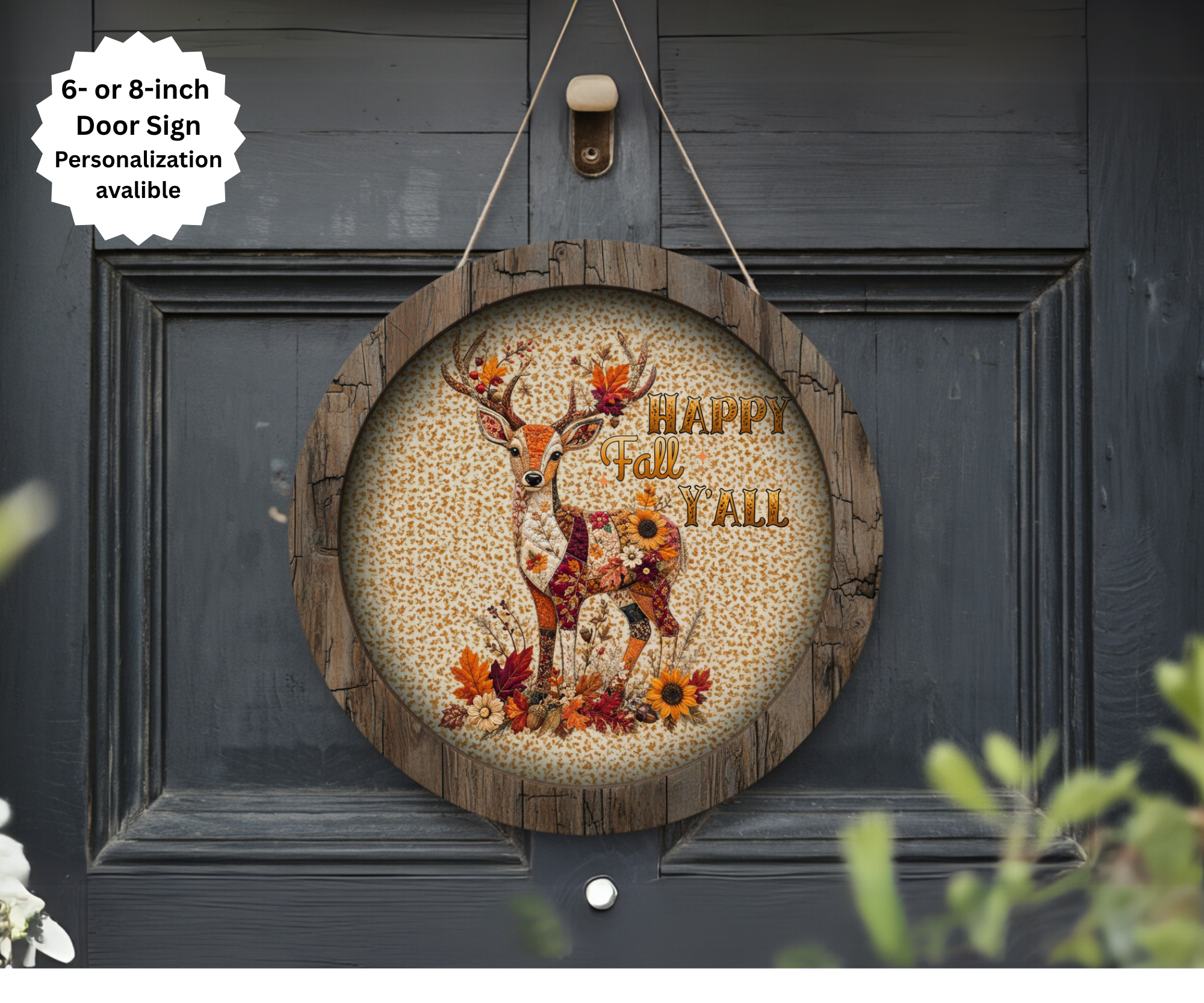 Handmade Fall Door Signs