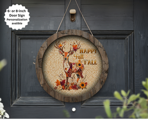 Handmade Fall Door Signs TheCraftNook