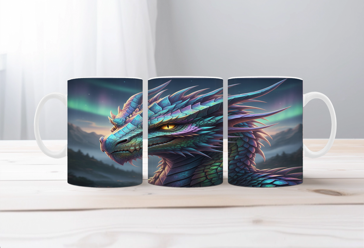 Majestic Dragon Scales Coffee Mug TheCraftNook