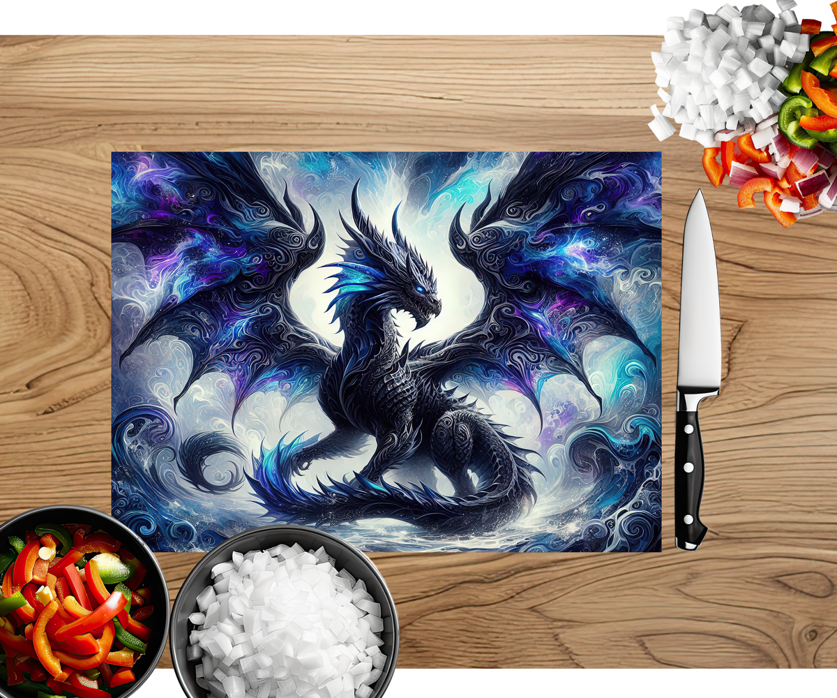 Majestic Dragon Scales Cutting Board TheCraftNook