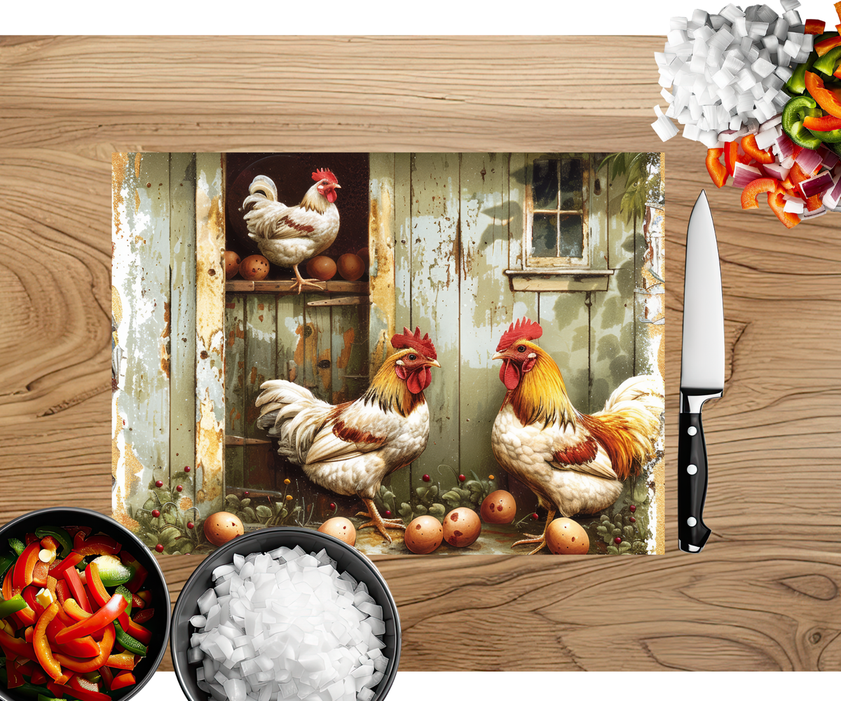 Cluck and Chop Chicken Cutting Boards TheCraftNook
