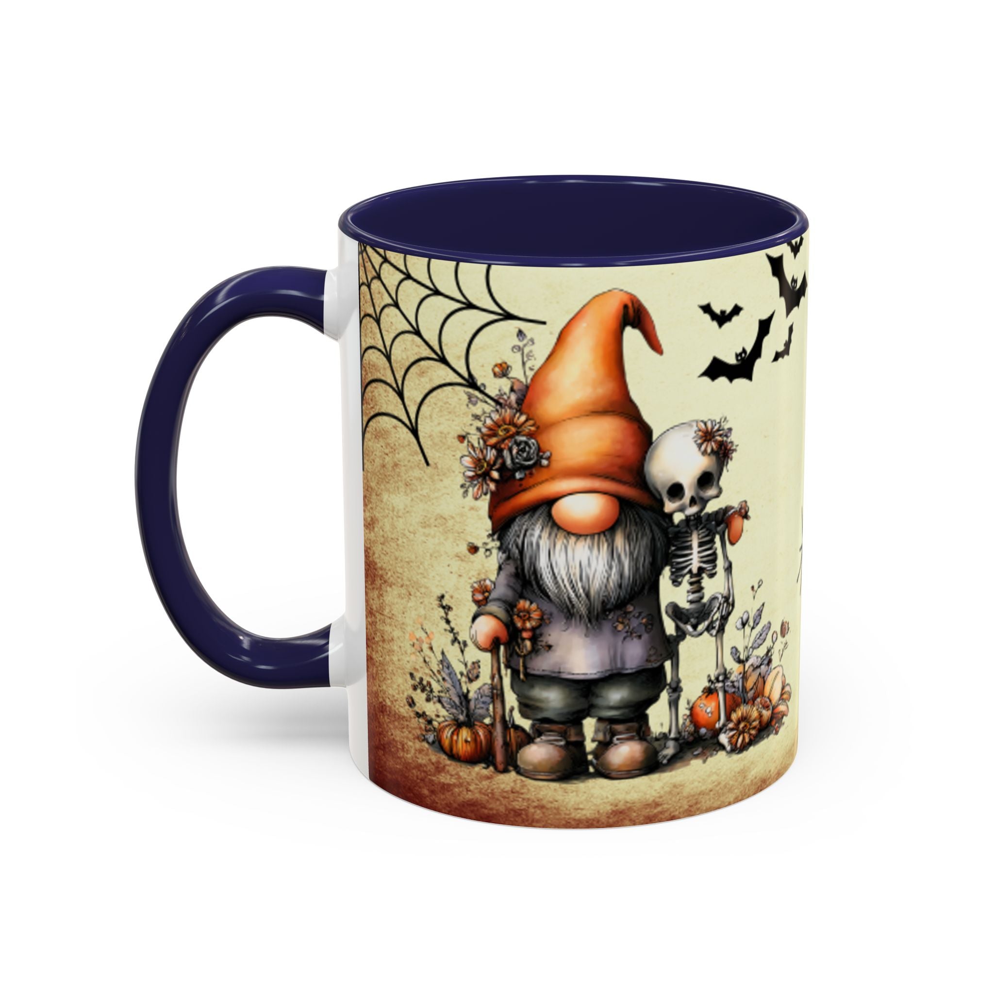 Hangin' with My Gnomie Coffee Mug — Spooky Pumpkin Moon Design (11/15oz)
