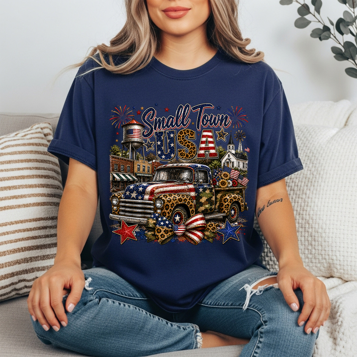 Small Town USA Tee TheCraftNook