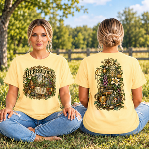 Herbology T-shirt Front and Back graphics TheCraftNook
