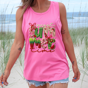 Sweet Summertime Tank – Unisex Garment-Dyed Tank Top TheCraftNook