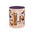 Spooky Season Accent Coffee Mug — Cute Halloween Ghost with Pumpkins (11/15oz)