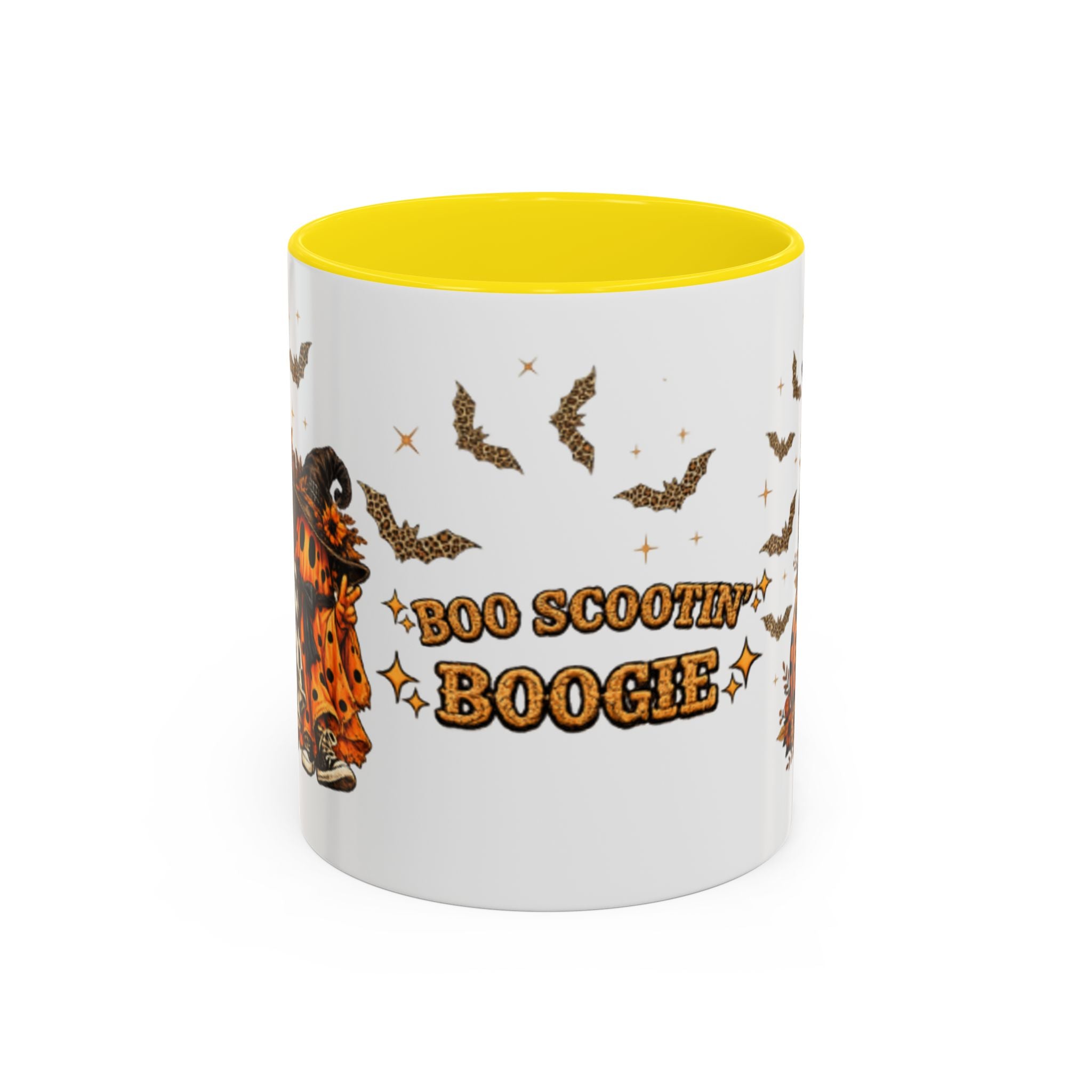 Boo Scootin' Mug – Halloween Ghost Accent Coffee Mug (11oz & 15oz)