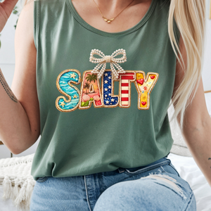 Salty Tank – Garment-Dyed Comfort Colors Tank TheCraftNook