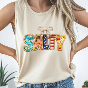 Salty Tank – Garment-Dyed Comfort Colors Tank TheCraftNook