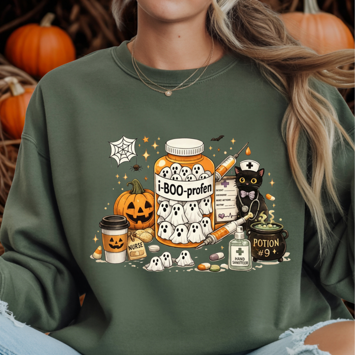 Spooky Shift Essentials Sweatshirt TheCraftNook