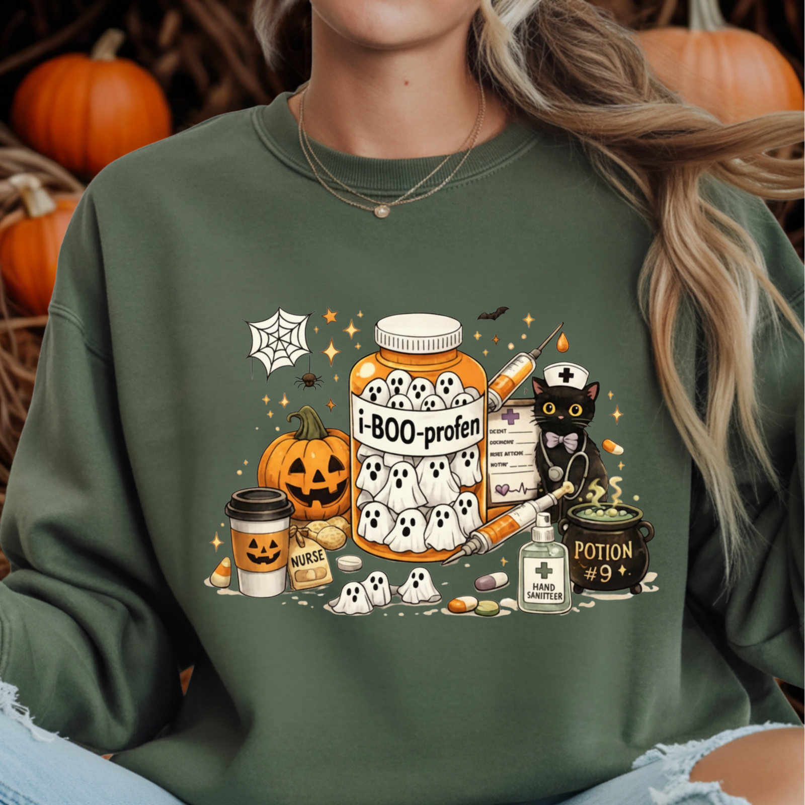 Spooky Shift Essentials Sweatshirt TheCraftNook