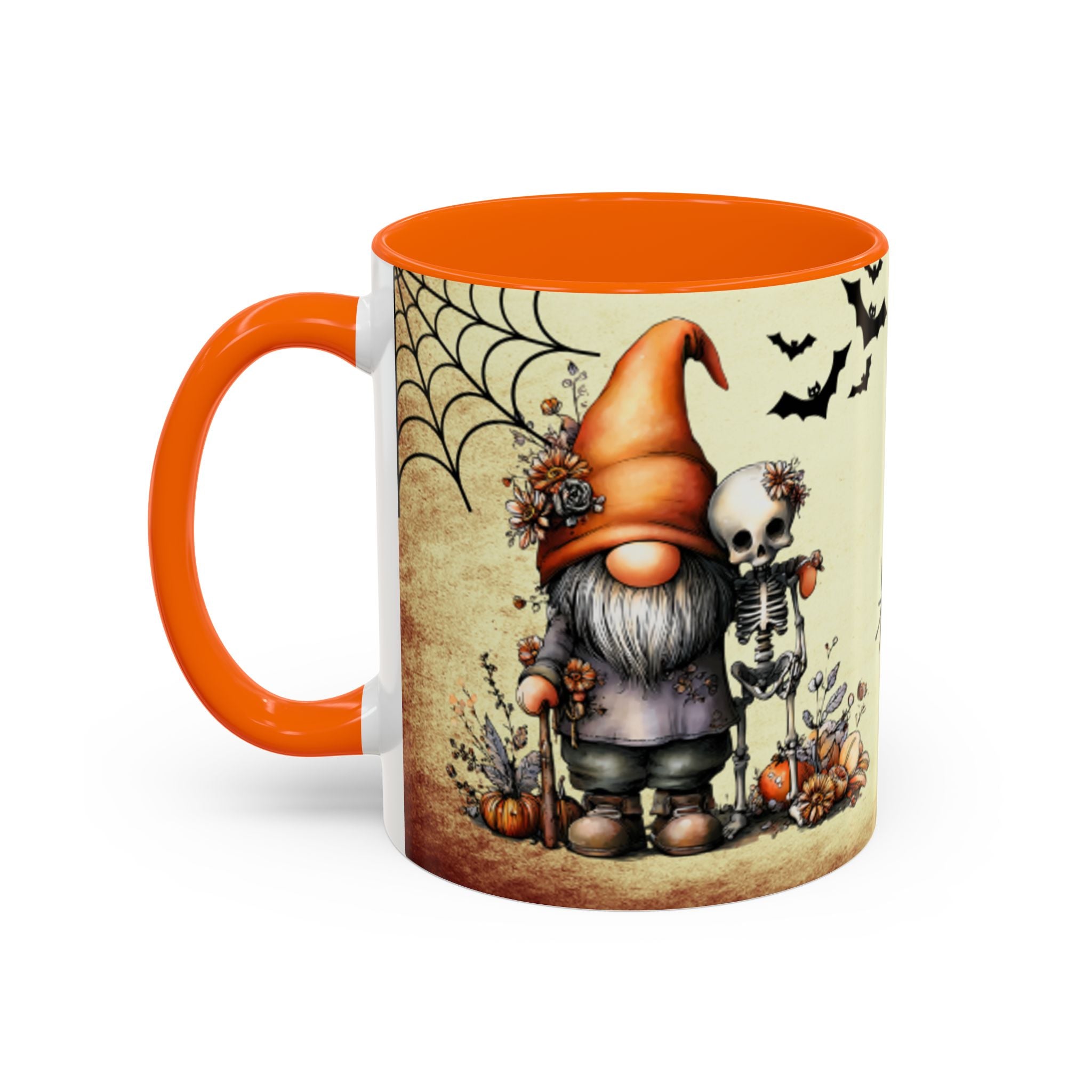 Hangin' with My Gnomie Coffee Mug — Spooky Pumpkin Moon Design (11/15oz)