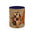Preppy Ghost Halloween Patchwork Ghost Coffee Mug — Spooky Vintage Accent Ceramic Mug (11/15oz)