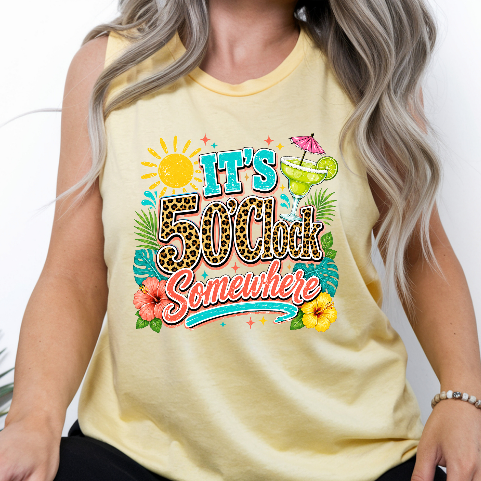 5 O'Clock Graphic Tank Top | TheCraftNook TheCraftNook