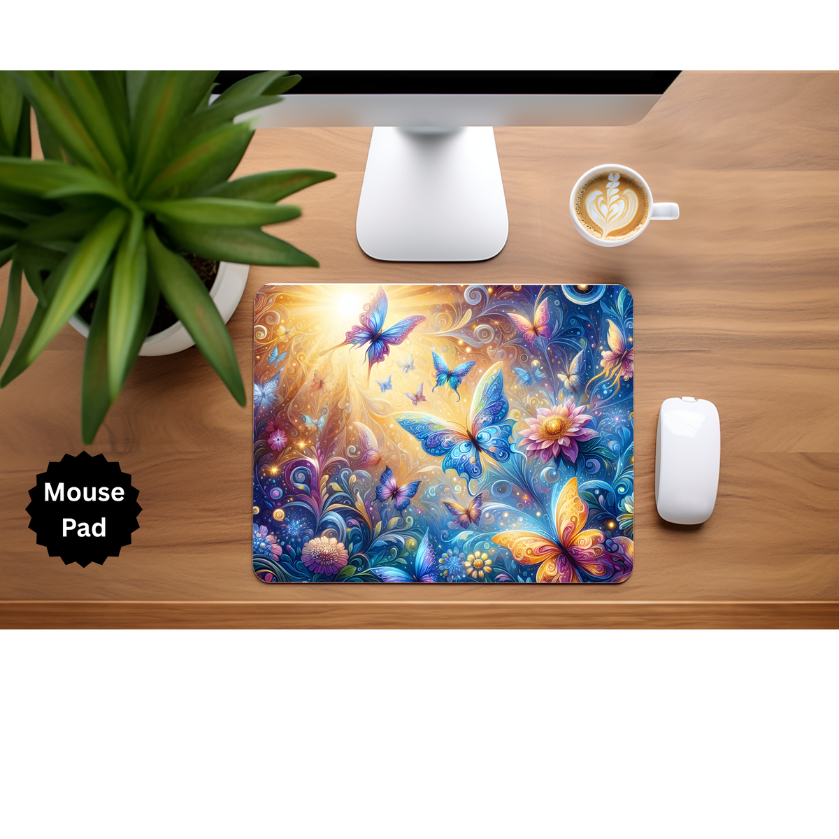 Butterfly mouse pad TheCraftNook